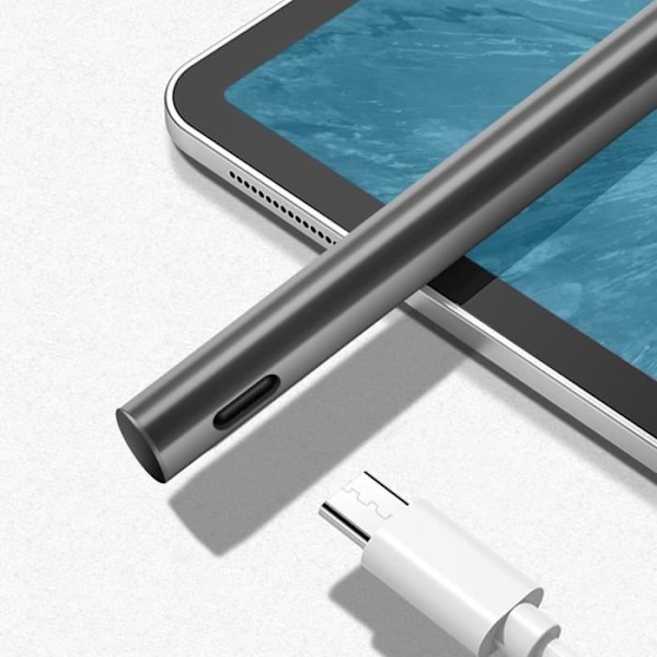Surface Stylus Pen Magnetisk Attachment Palm Afvisning Genvejsknapper Adonit Black Svart