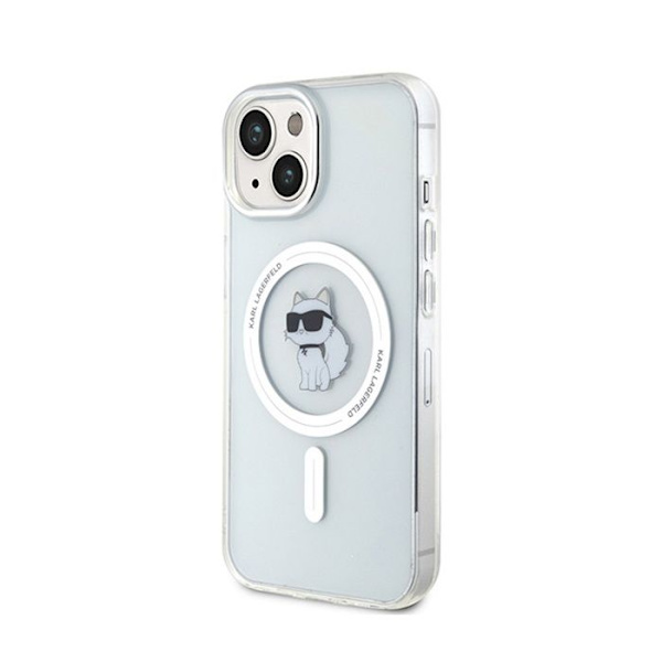 Telefonetui - Karl Lagerfeld - IML Choupette - Transparent - Kompatibel med MagSafe - Beskyttelse mod ridser Transparent