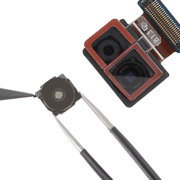 Foran Kamera - Samsung - Galaxy S9 - Frontlinse Modul - Forbindelseskabel - Sort Svart