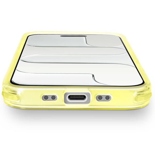 Skydd för iPhone Air Förstärkt Design Bi-Material Texturerad Halkfri Gul Gul