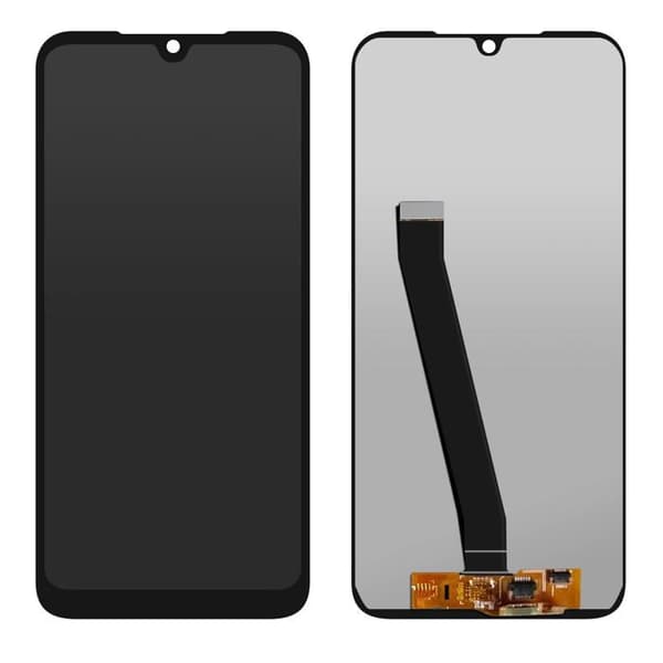 Berøringsskærm LCD - XIAOMI - Redmi 7 - 5,5 tommer - Sort - Original Svart