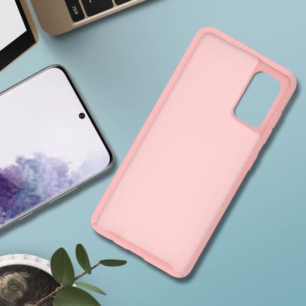 Cover - ADVARSE - Galaxy S20 Plus - Semi-hård - Silikone - Rosa Rosa