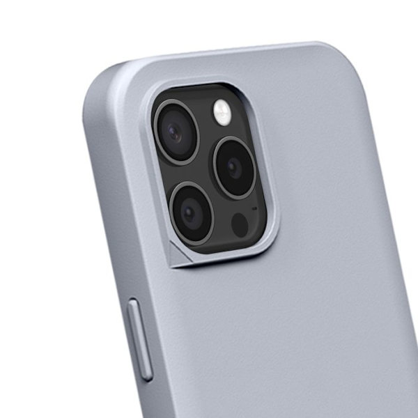 MagSafe-cover til iPhone 15 Pro, blød, stødabsorberende, SolidX-serie, Rhinoshield, grå Grå