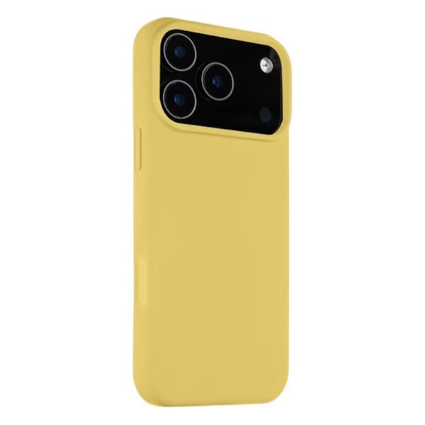MagSafe-cover til iPhone 17 Pro Max i silikone, Velvet Smoothie Tactical Gul Gul