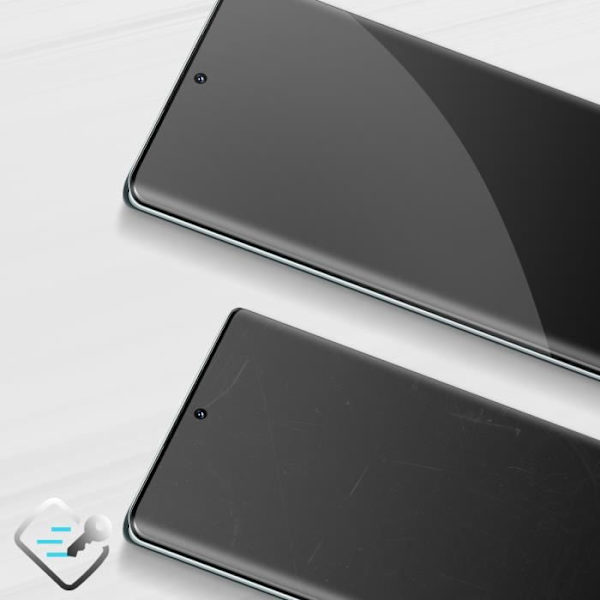 Karkaistu lasi - MYWAY - Honor 70 - 9H kovuus - 3D kaareva muoto - erittäin ohut musta Svart