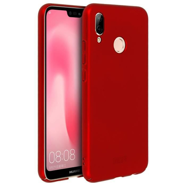 MOFI Huawei P20 Lite Case Kova Iskunkestävä Suojakuori - punainen