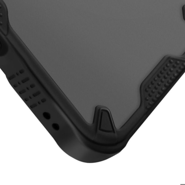 Stötabsorberande skal för iPhone 16 Pro Max Matt Anti-spår Svart Svart