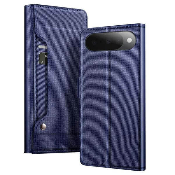 Pung Etui - AVIZAR - Google Pixel 10/10 Pro - Indvendigt Spejl - Video Støtte - Mørkeblå Blå
