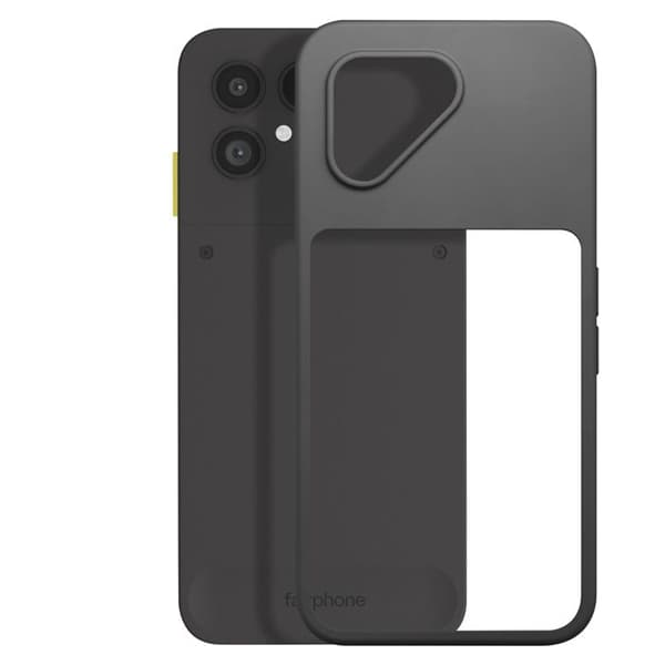 Coque - FAIRPHONE - Fairphone 6 - Semi-rigid Silikone - Antiskrid - Sort Svart