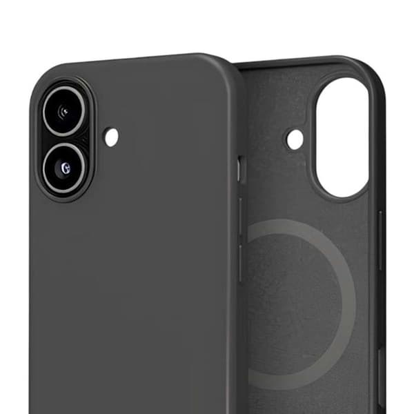 Magsafe Cover - MW - iPhone 17 - Sort Silikone - Stødbeskyttelse - Tynd Design Svart