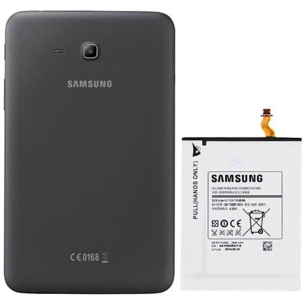 Originalt Samsung Galaxy Tab 3 Lite T110 batteri - 3600 mAh EB-BT115ABC - Hvid SAMSUNG