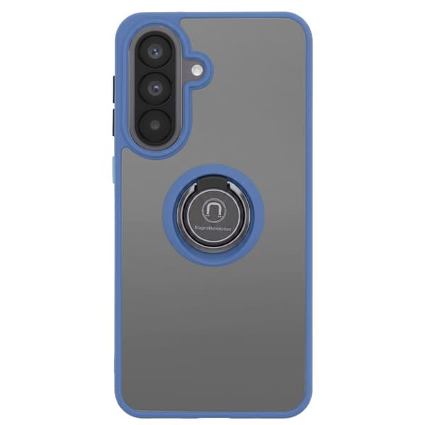 Coque Ring för Samsung Galaxy A57 Förstärkt Skydd med Magnetisk Ring Blå Blå