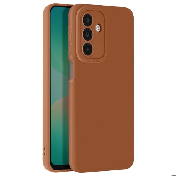 Siliconefodral för Samsung Galaxy A26, Sleek, Skydd för Kamerablocket, Brun kastanj