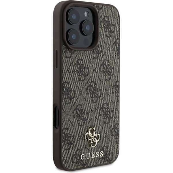 Telefonfodral CG MOBILE Guess HC för iPhone 16 Pro, brun