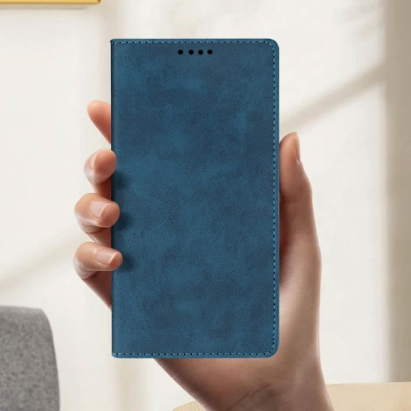 Cover til Google Pixel 8 Pro - AVIZAR - Precious Collection - Anti-RFID-kortholder - Videosupport - Blå Blå