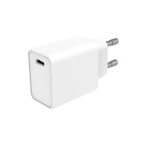 Oplader til mobiltelefon - WOW - CS 20 W - Hvid - Hurtig opladning - USB-C Vit