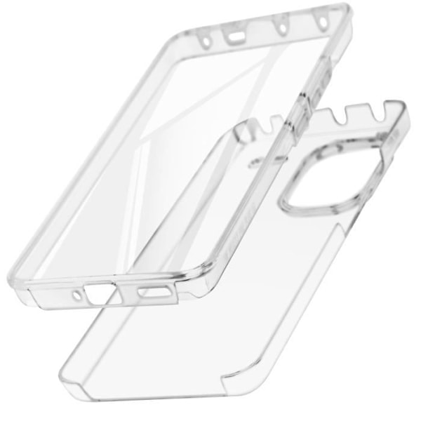 Helt fodral till Xiaomi Redmi Note 13 Pro Plus 5G Transparent - AVIZAR - Styvt - Syntetiskt - Blandat Transparent