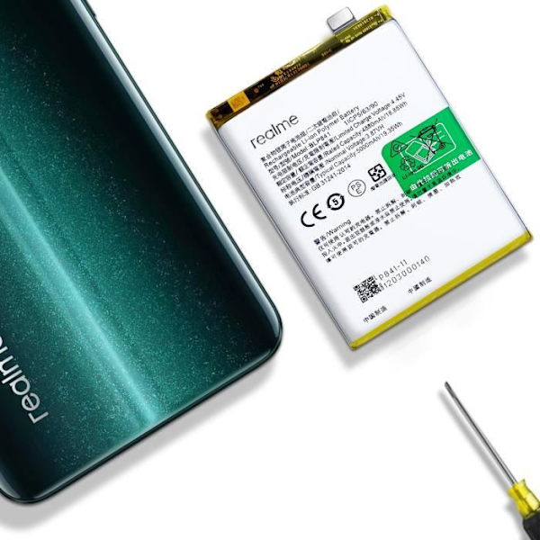 Internt batteri - Realme - 8 Pro og 9 Pro Plus - 5000mAh - Lithium Ion