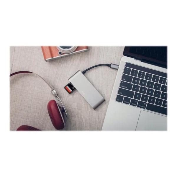 USB-C-portreplikator - Moshi - Multimediaadapter - 4K Ultra HD