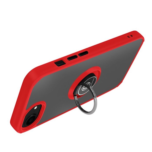 iPhone 16 Magneettisormus Kuori Punainen Röd