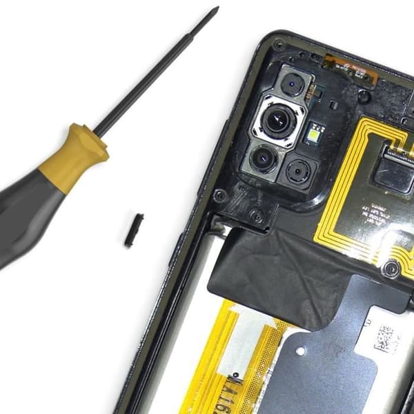 Power-knap - SAMSUNG - Galaxy A71 - 100% Original - Service Pack - Sort Svart