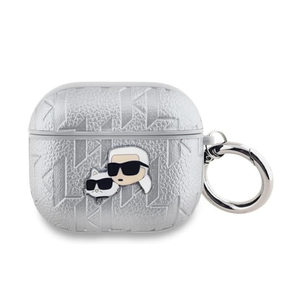 Coque til AirPods 3 med Karl og Choupette Prægning Karl Lagerfeld Sølv Grå