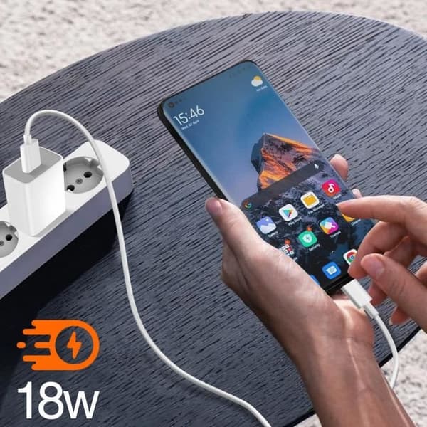 Strömadapter - Xiaomi - MDY-10-EF - 18W - Quick Charge 3.0 - Vit Vit