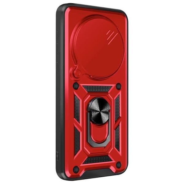 Coque - Mayaxess - Honor Magic 7 Pro - Stötte - Stöd Ring - Röd Röd