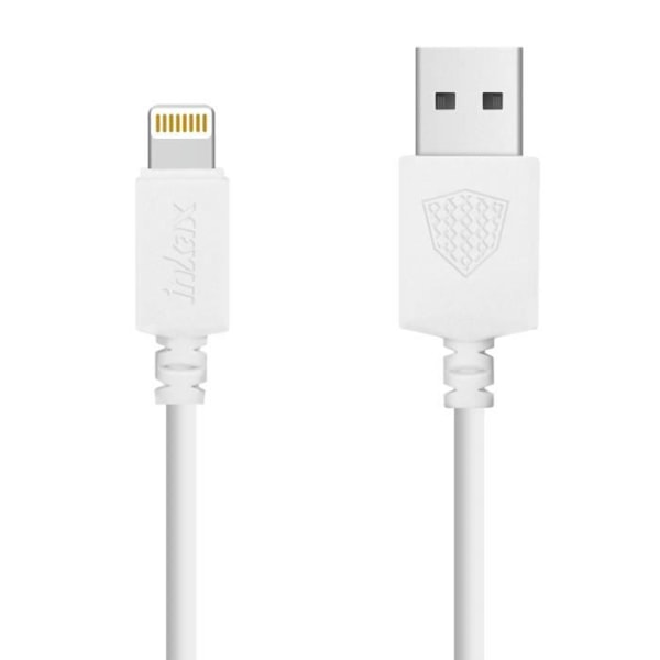 C Lightning-kabel - Inkax - 3m - Snabbladdning 2.1A - Synchronisering - USB Vit