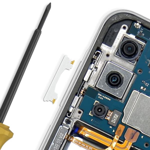 Volymknapp för Samsung Galaxy A26 5G Original Samsung Vit