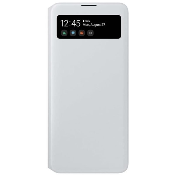 Galaxy A51 Lite Translucent Fodral S View Plånboksfodral Original Samsung White