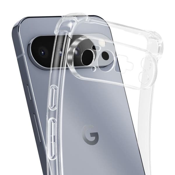 Skal - MAYAXESS - Google Pixel 10 Pro XL - Silikon - Transparent - Stötsäker Vit