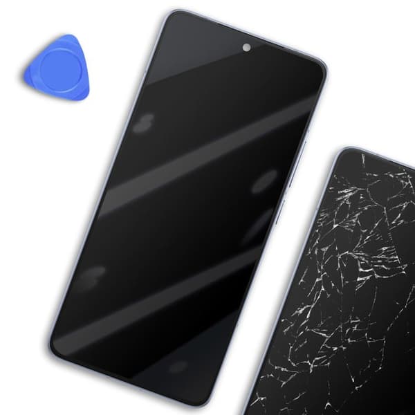 Fuldskærm - XIAOMI - Poco F7 Pro - AMOLED - Service Pack - Blå Blå