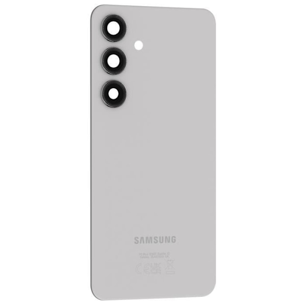 Original bakglas till Samsung Galaxy S24 Plus Samsung Silver Grå