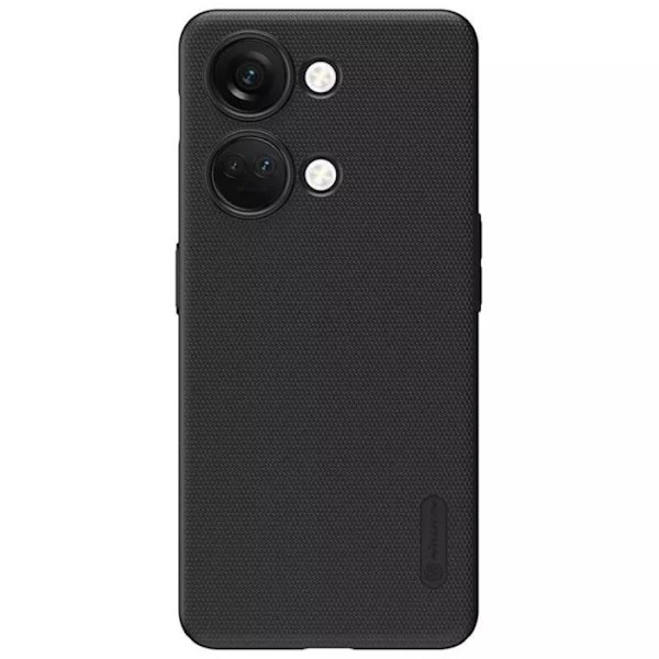 Coque - Nillkin - Super Frosted Shield - Musta - Kova - IP68-suojaus Svart
