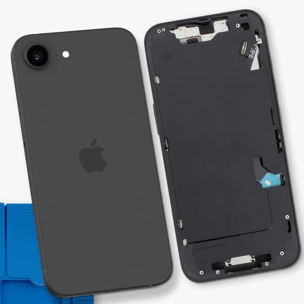 Central Chassis - AVIZAR - iPhone 16 - Sort - Udskiftning - Robust Struktur Svart