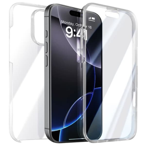 Fodral - AVIZAR - iPhone 16 Pro Max - Transparent - Hård - Slät Transparent