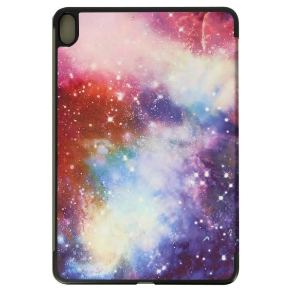 iPad Air 2020-fodral - Apple - Svart galaxmönster - Ekologiskt läder - Videostöd - Tangentbordsstativ Svart