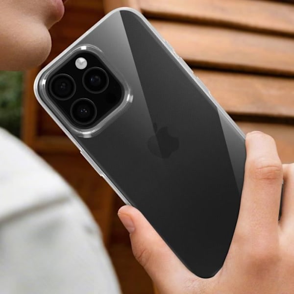 Fodral - MAYAXESS - iPhone 16 Pro Max - Mjuk silikon - Genomskinlig - Ökat skydd Transparent