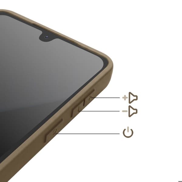 Cover til Honor Magic 8 Lite med 3D Capybara mønstre og forhøjet brun kant brun