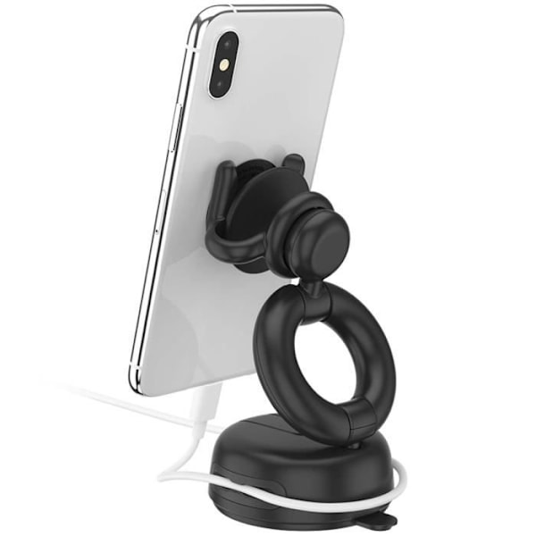 Tuki - POPSOCKETS - PopMount 2 Dash ja tuulilasi - Musta - Muovi - Hands-free Svart