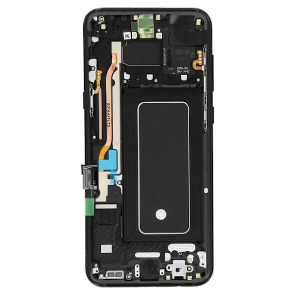 Galaxy S8 Plus LCD-näyttö Kosketuslasi Alkuperäinen Samsung Screen Block Musta