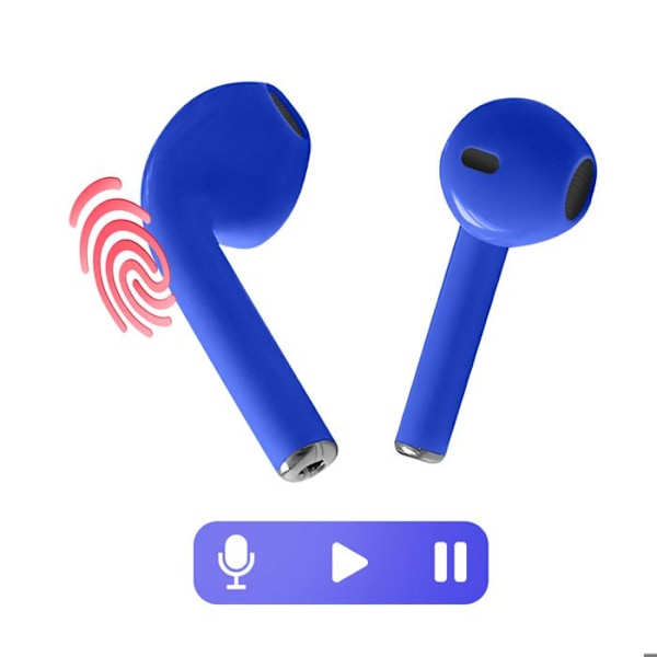 Trådlösa Bluetooth-hörlurar för barn, säker volym, mikrofon, Akashi, blå Blå
