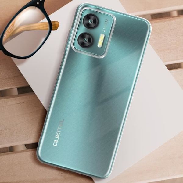 Silicone Case - AVIZAR - Oukitel C35 - Stötsäker Skydd - Transparent - Mjuk Vit