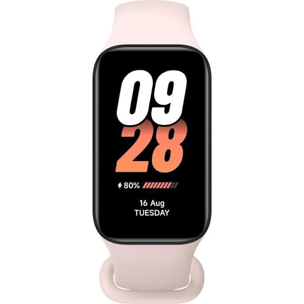 Connected watch - XIAOMI - Smart Band 8 Active - 1,47" skærm - Pink Rosa