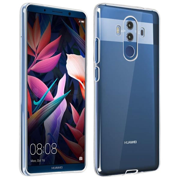 Skydd - Huawei - Mate 10 Pro - Silikon Gel - Ultrafint - Transparent Transparent