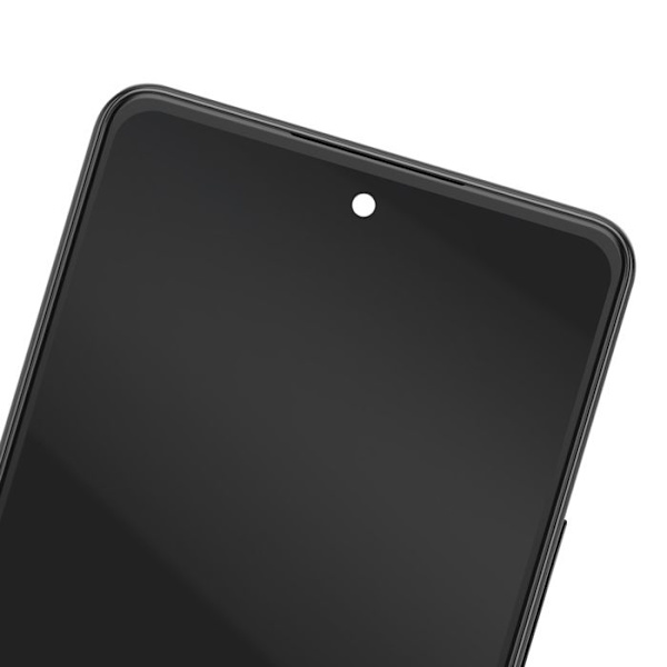 Skærm til Galaxy A53 OLED-panel med berøringsglas og sort chassis Svart