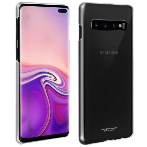 Coque - Samsung - Galaxy S10 Plus - Stiv - Gennemsigtig - Beskyttelse mod stød og ridser Klar vit