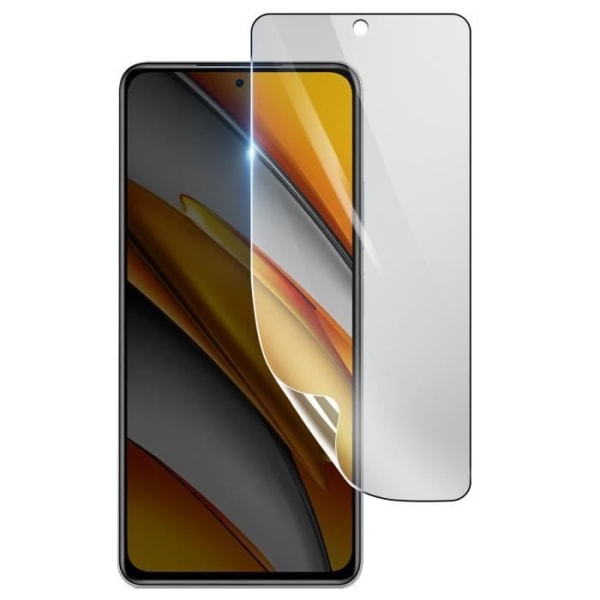Näytönsuoja - 3MK - Xiaomi Poco F3 - Iskunkestävä Hydrogeeli - Läpinäkyvä - Naarmuuntumaton Transparent