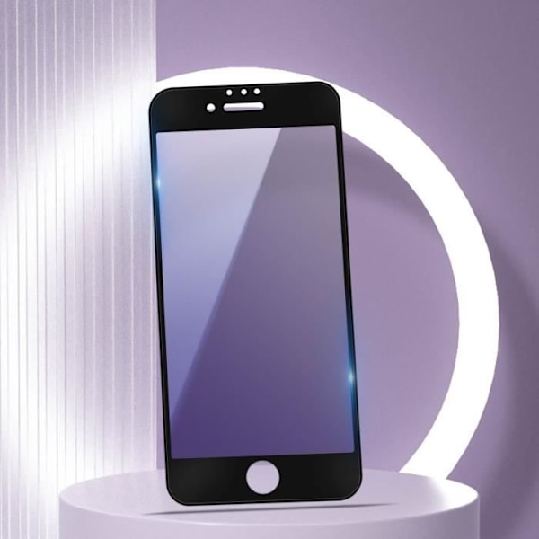 Näytönsuoja - AVIZAR - iPhone SE 2020/2022 - Anti-Blue valo - Karkaistu lasi - 9H kovuus Svart